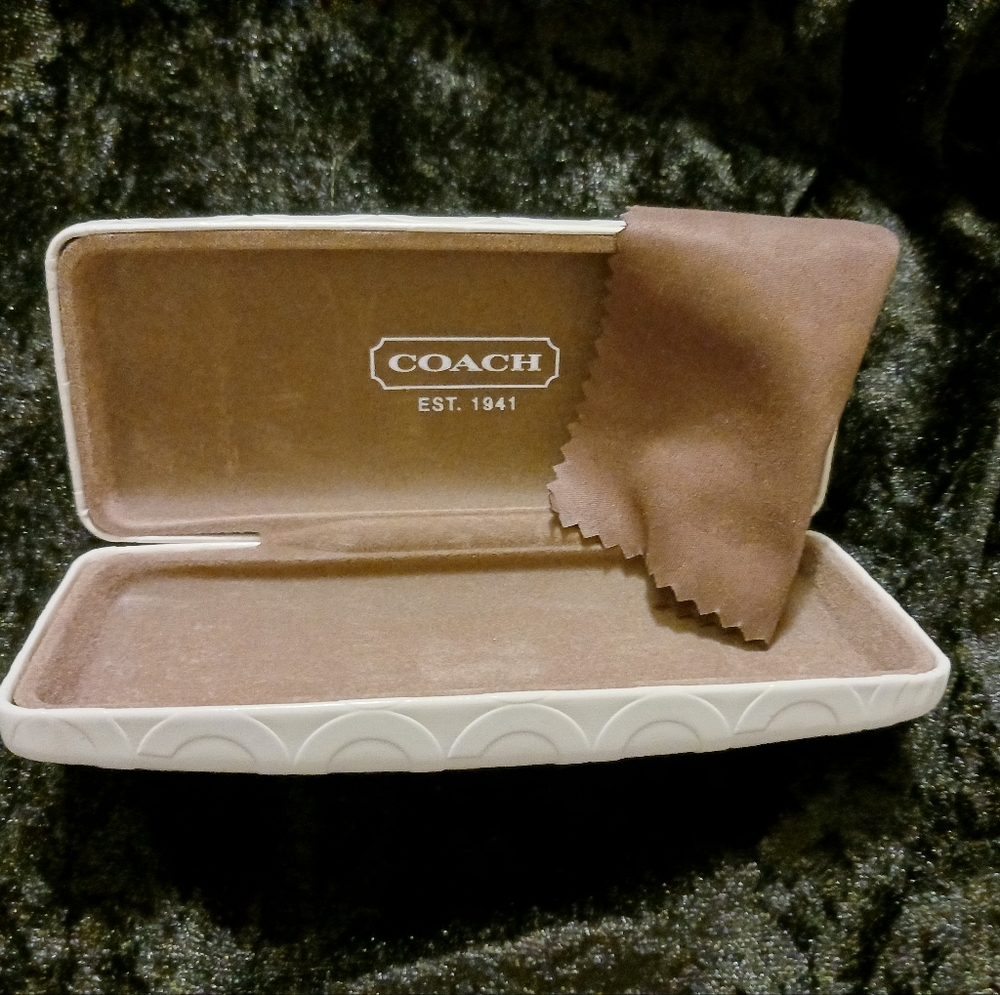 EUC Coach glasses/sunglasses hard case